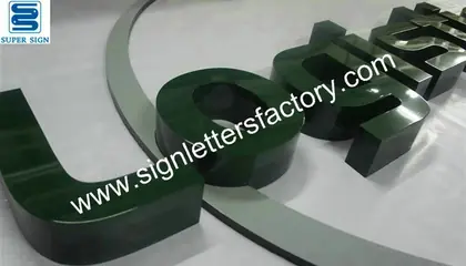 Painted Stainless Steel Letter Signage 05