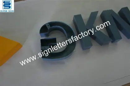 Painted Stainless Steel Letter Signage 05
