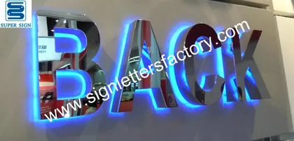 Halo Illumination LED Sign Letters 01