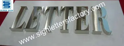 Hairline Stainless Steel Sign Lettering 03