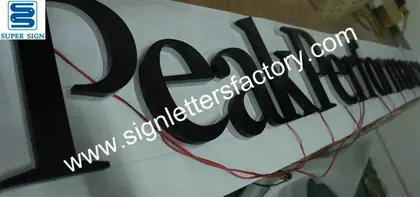 Halo Lit LED Sign Letters 14