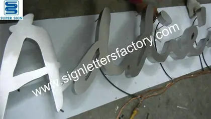 Halo Lit LED Letter Sign 13