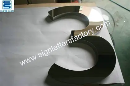 Built-up Stainless Steel Sign Letter 14