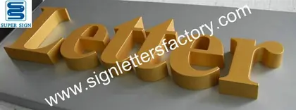 Powder Coating Stainless Steel Letter Sign 04