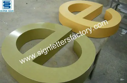 Powder Coating Aluminum Letter Sign 05
