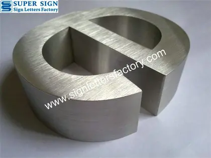 Fabricated Stainless Steel Lettering 55