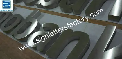 Stainless Steel Reception Sign 38