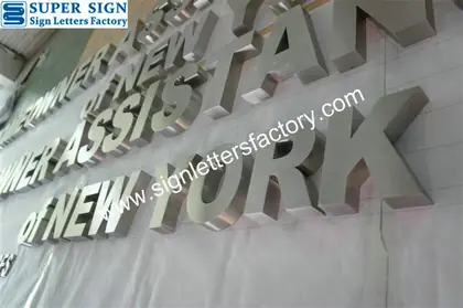Architectural Stainless Steel Sign Letters 58