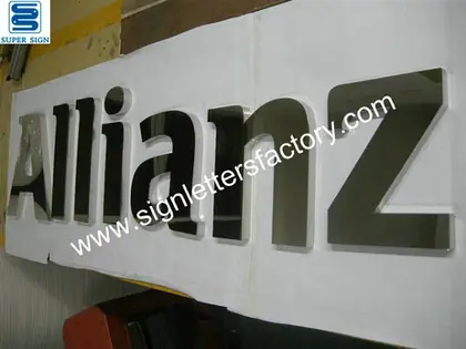 Polished Stainless Steel Letters and Logo 29