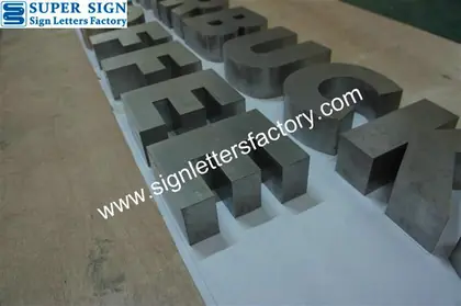 Fabricated Stainless Steel Lettering 70