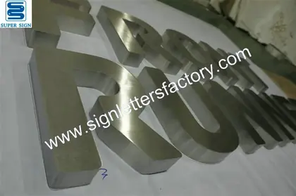 Stainless Steel Exterior Letter Signage 43