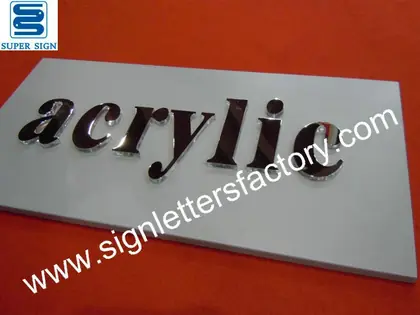 Laminated Acrylic Letter Sign 06