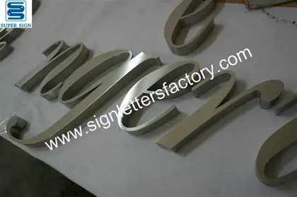 Built-up Stainless Steel Letters 10