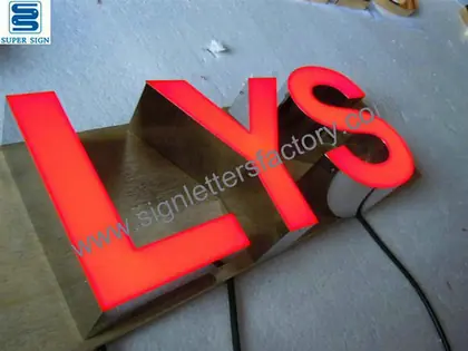 Front Illumination LED Box Lettering 19