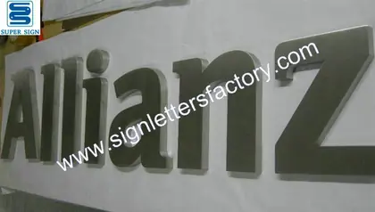 Stainless Steel Reception Signage 46