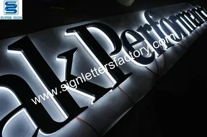 Halo Lit LED Sign Letters 14