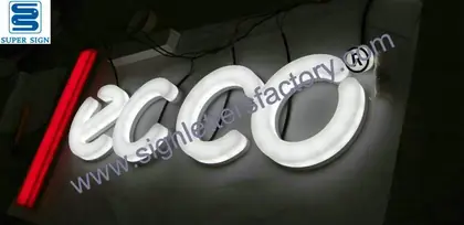 Face Illumination LED Sign Letters 11