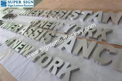 Architectural Stainless Steel Sign Letters 58