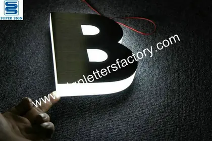 Sidelit LED Sign Letters 01