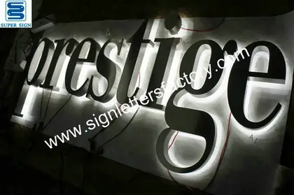 Backlit LED Letters and Sign 29