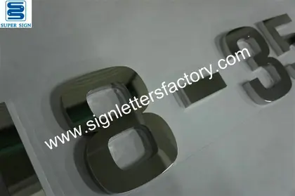 Built-up Stainless Steel Sign Letter 14