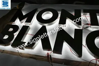 Halo Lit LED Sign Letters 26