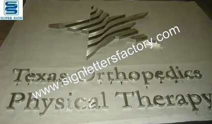 Brushed-stainless Steel Corporate Sign 45
