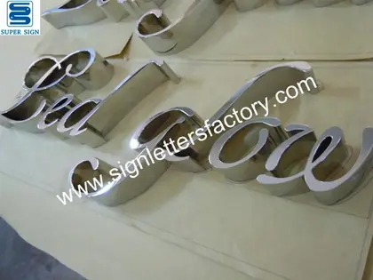 Polished Stainless Steel Lettering 27