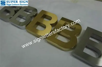 Stainless Steel Letters Sign 74
