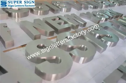 Architectural Stainless Steel Sign Letters 58