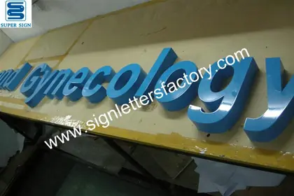 Painted Stainless Steel Letters 11