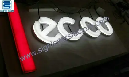 Face Illumination LED Sign Letters 11