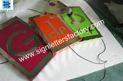 Custom LED Company Sign 03