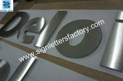 Built-up Stainless Steel Letter Signage 30