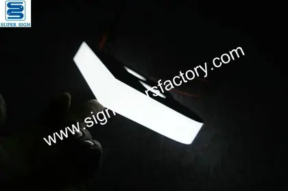 Sidelit LED Sign Letters 01