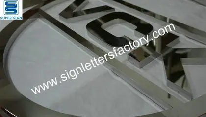Polished Stainless Steel Signage 11