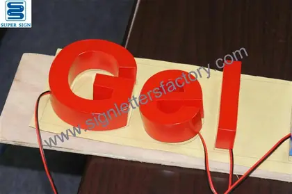 Gel LED Sign Letters 09