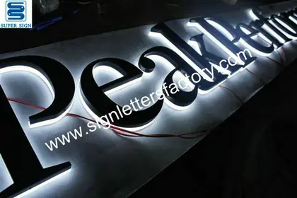 Halo Lit LED Sign Letters 14