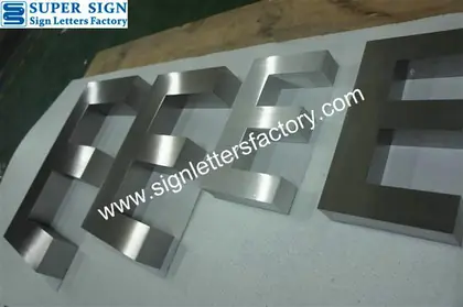 Fabricated Stainless Steel Letters 65