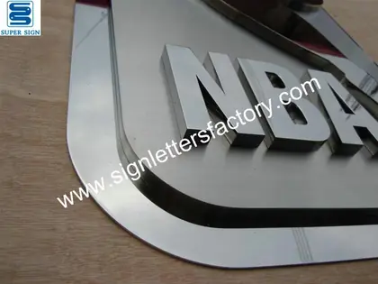 Custom Stainless Steel Sign 07