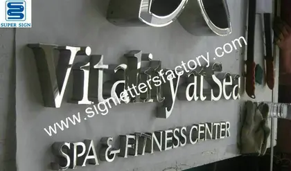 Polished Stainless Steel Letter Signage 10