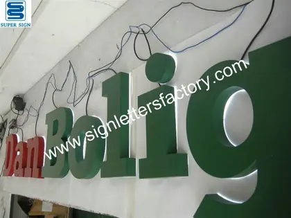 Painted Aluminum Sign Letter 01