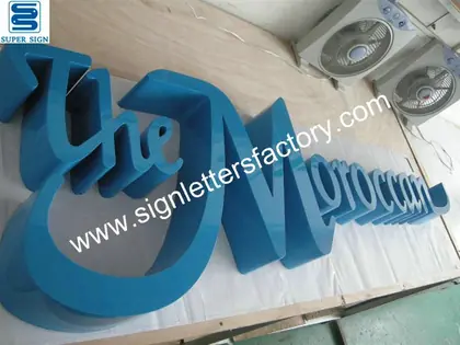 Painted Stainless Steel Sign Letters 01