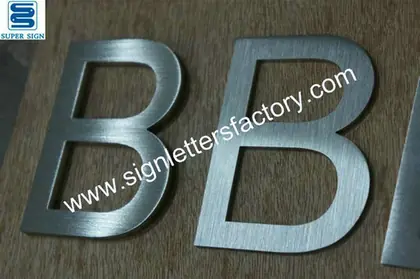 Flat Cut Stainless Steel Sign Lettering 37