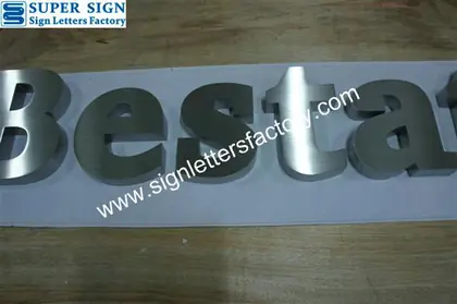 Stainless Steel Corporate Sign Letters 62