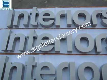 Outdoor Stainless Steel Sign Letters 50