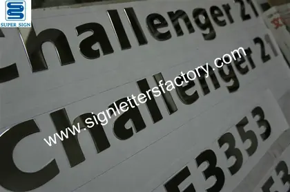 Polished Stainles Steel Street Sign 18