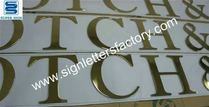 Brass Shop Signage Design