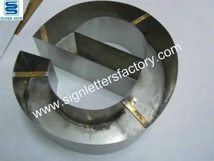 316 Brushed Stainless Steel Letters 07