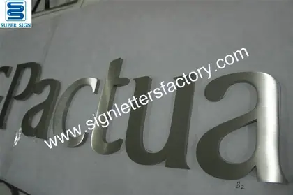 Fabricated Stainless Steel Letters 32